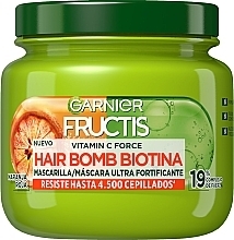 Hair Mask - Garnier Fructis Vitamin C Force Hair Bomb Biotin Mask — photo N1