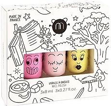 Set - Nailmatic Magic Forest D Kids Set (nail/polish/3x8ml) — photo N2