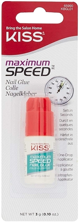 Nail Glue - Kiss Maximum Speed Nail Glue — photo N3