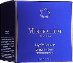 Moisturizing Cream for Normal & Dry Skin - Mineralium Dead Sea HydraSource Moisturizing Cream For Normal To Dry Skin — photo N1