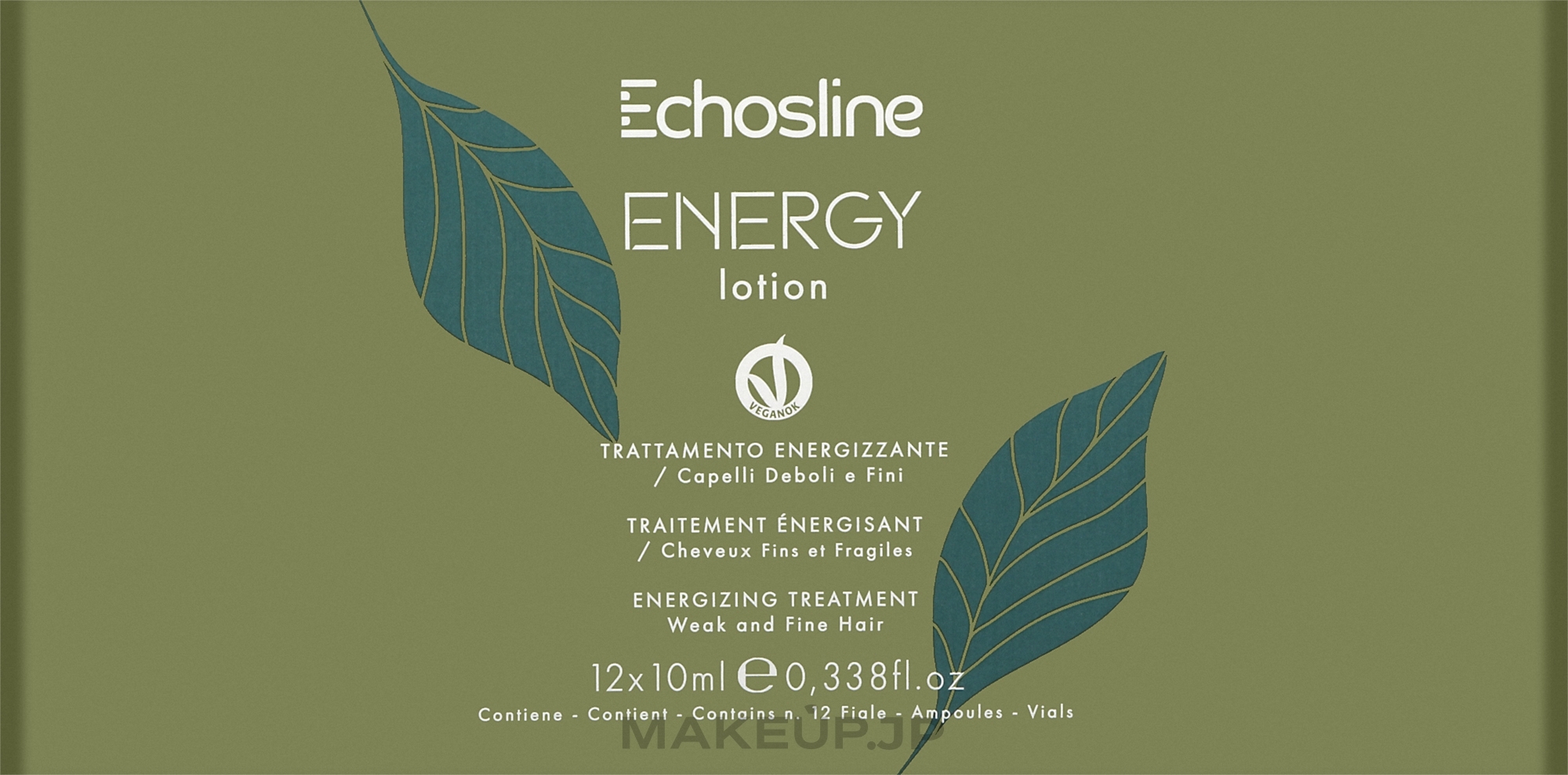 Energizing Ampoule Lotion for Thin & Weak Hair - Echosline Energy Lotion — photo 12 x 10 ml