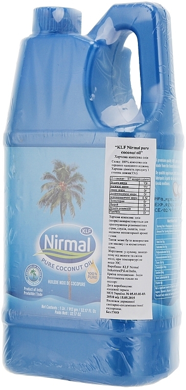 Coconut Oil - KLF Nirmal Pure Coconut Oil — photo N6