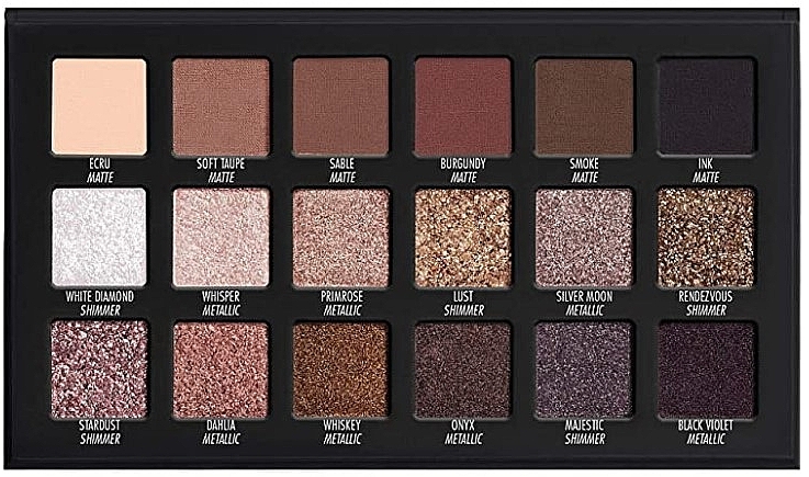 Eyeshadow Palette - Lorac Pro Palette Noir — photo N2