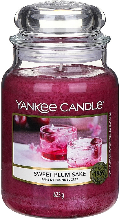 Scented Candle "Sweet Plum Sake" - Yankee Candle Sweet Plum Sake — photo N8