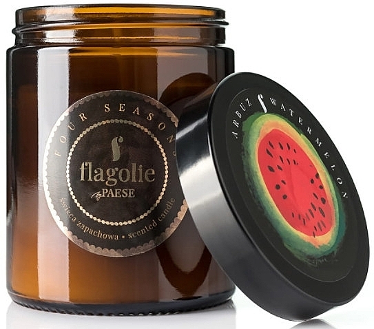 Watermelon Scented Candle in Jar - Flagolie Fragranced Candle Watermelon — photo N1