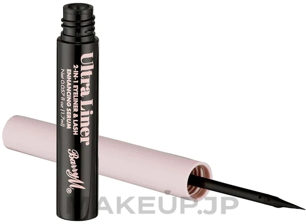 Eyeliner & Lash Growth Serum 2in1 - Barry M Ultra Liner 2-in-1 Eyeliner & Lash Enhancing Serum — photo Black