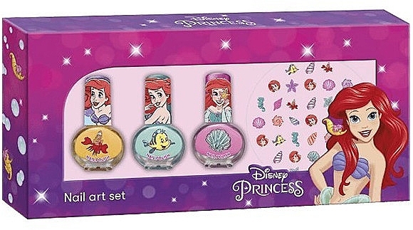 Children's Nail Polish Set 'Ariel' - Lorenay Disney Ariel Nail Polish Set Kids — photo N1