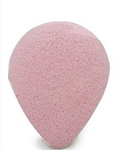 Fragrances, Perfumes, Cosmetics Face Wash Sponge with Pink Clay, drop - Bebevisa Konjac Sponge