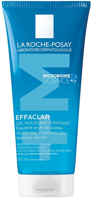 Cleansing Gel Mousse for Oily and Problem Skin - La Roche-Posay Effaclar Gel Moussant Purifiant — photo 200 ml