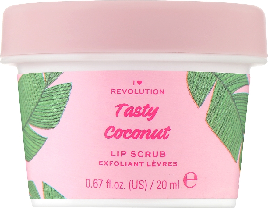 Lip Scrub - I Heart Revolution Tasty Coconut Lip Scrub — photo N1