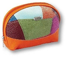 Makeup Bag "Patchwork" 94415, orange - Top Choice — photo N1