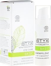 Eye Cream - Styx Naturcosmetic Eye Care With Organic Verbena — photo N1