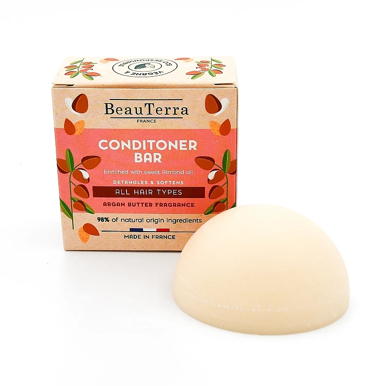 Solid Hair Conditioner - BeauTerra Conditioner Bar — photo N4
