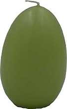 Fragrances, Perfumes, Cosmetics Decorative Candle 'Easter Egg', 6x9 cm, green - Admit