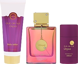 Fragrances, Perfumes, Cosmetics Armaf Club De Nuit Untold - Set (edp/105ml + deo/stick/75g + b/lot/100ml)