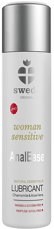 Water-Based Lubricant - Swede Woman Sensitive AnalEase Lubricant — photo N1