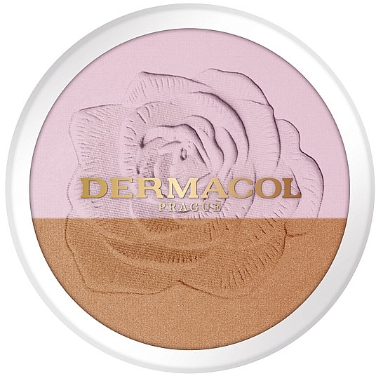 Rose Scented Face Powder - Dermacol Imperial Rose Powder With Scent — photo N2