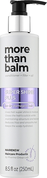 100% Mirror Gloss Conditioner - Hairenew Super Shine Plus Balm Hair — photo N14