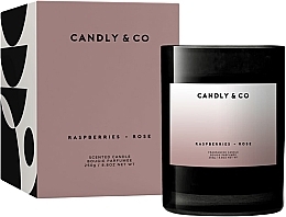 Scented Candle - Candly & Co No.7 Raspberries Rose Scented Candle — photo N5