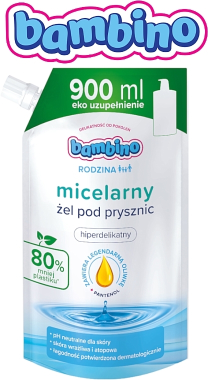 Micellar Shower Gel - Bambino Family Shower Gel Refill (refill) — photo N21