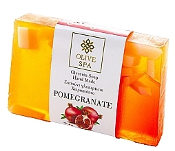 Fragrances, Perfumes, Cosmetics Pomegranate Glycerin Soap - Olive Spa Hand Made Glycerin Soap