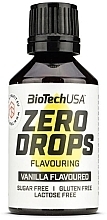 Fragrances, Perfumes, Cosmetics Vanilla Aromatized Drops - BioTechUSA Zero Drops Vanilla Flavoured