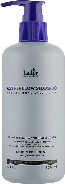 Anti-Yellow Shampoo - La'Dor Anti Yellow Shampoo — photo N1