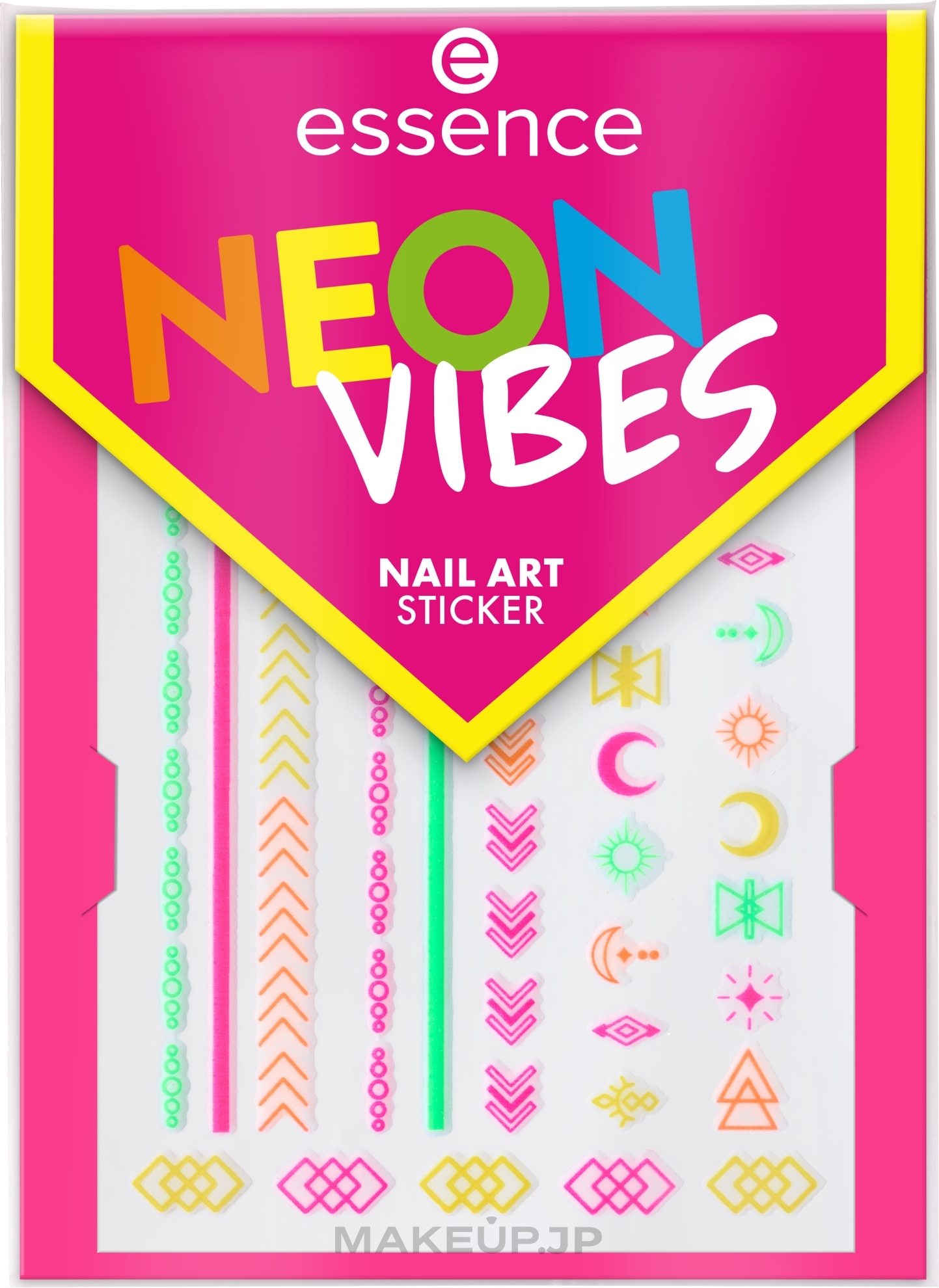 Nail Stickers - Essence Neon Vibes Nail Art Stickers — photo 49 szt.