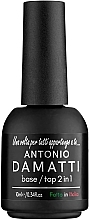 Fragrances, Perfumes, Cosmetics Baza i top 2 w 1 do paznokci - Antonio Damatti Base&Top 2&1