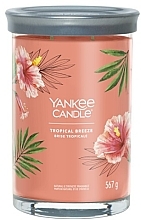 Scented Candle in Glass 'Tropical Breeze', 2 wicks - Yankee Candle Singnature — photo N3