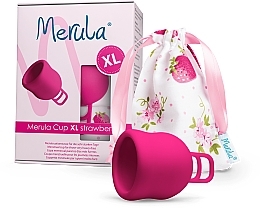 Fragrances, Perfumes, Cosmetics Universal Menstrual Cup, XL - Merula Cup Strawberry