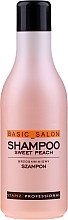 Fragrances, Perfumes, Cosmetics Hair Shampoo "Peach" - Stapiz Basic Salon Shampoo Sweet Peach