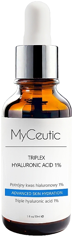 Intensive Moisturizing Serum with 1% Hyaluronic Acid - MyCeutic TRIPLEX Hyaluronic Acid 1% — photo N2