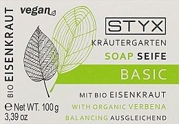 Fragrances, Perfumes, Cosmetics Soap "Verbena" - Styx Naturcosmetic Basic Soap With Verbena