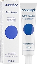 Fragrances, Perfumes, Cosmetics Ammonia-Free Hair Color, 100 ml - Concept Profy Touch Permanent Color Cream