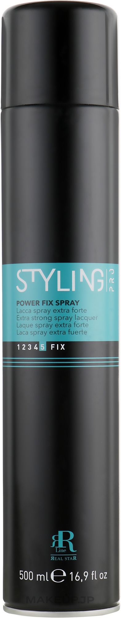 Super Strong Hold Hair Spray - RR LINE Styling Pro Power Fix Spray — photo 500 ml