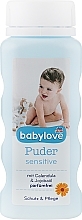 Fragrances, Perfumes, Cosmetics Baby Powder with Mineral Talc, Jojoba Oil & Calendula Extract - Babylove Sensitive