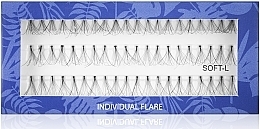 Individual Lashes Soft L - Muba Factory Individual Flare Long Black Soft Mubalashes — photo N1