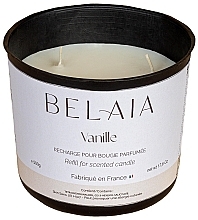 Vanilla Scented Candle (refill) - Belaia Vanille Scented Candle Wax Refill — photo N2