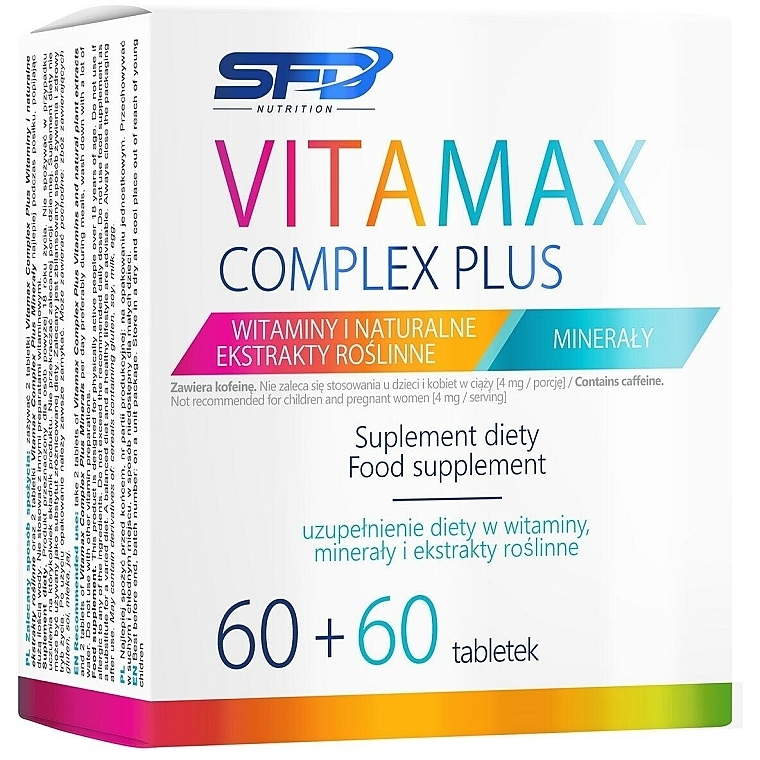Dietary Supplement 'Vitamax Complex Plus' - SFD Nutrition Vitamax Complex Plus — photo N1