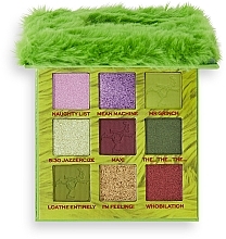 Eyeshadow Palette - Makeup Revolution x The Grinch Mean One Eye Shadow Palette — photo N2