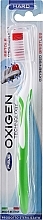 Toothbrush "Oxigen", hard, green - Piave — photo N1