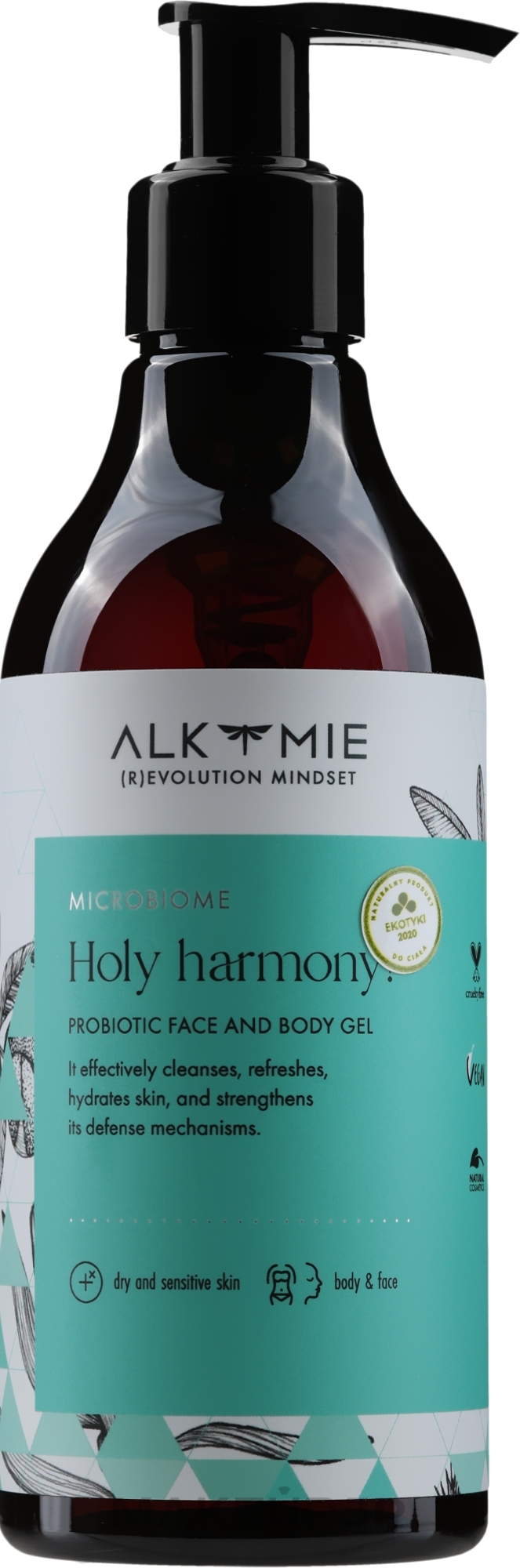 Face & Body Gel - Alkmie Holy Harmony Probiotic Face and Body Gel — photo 250 ml