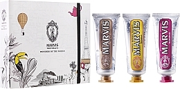 Fragrances, Perfumes, Cosmetics Set "Wonders of the World" - Marvis Set (toothpaste/3x25ml)