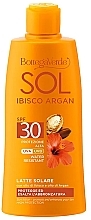 Fragrances, Perfumes, Cosmetics Body Sunscreen - Bottega Green Sun Hibiscus & Argan Sun Lotion SPF30