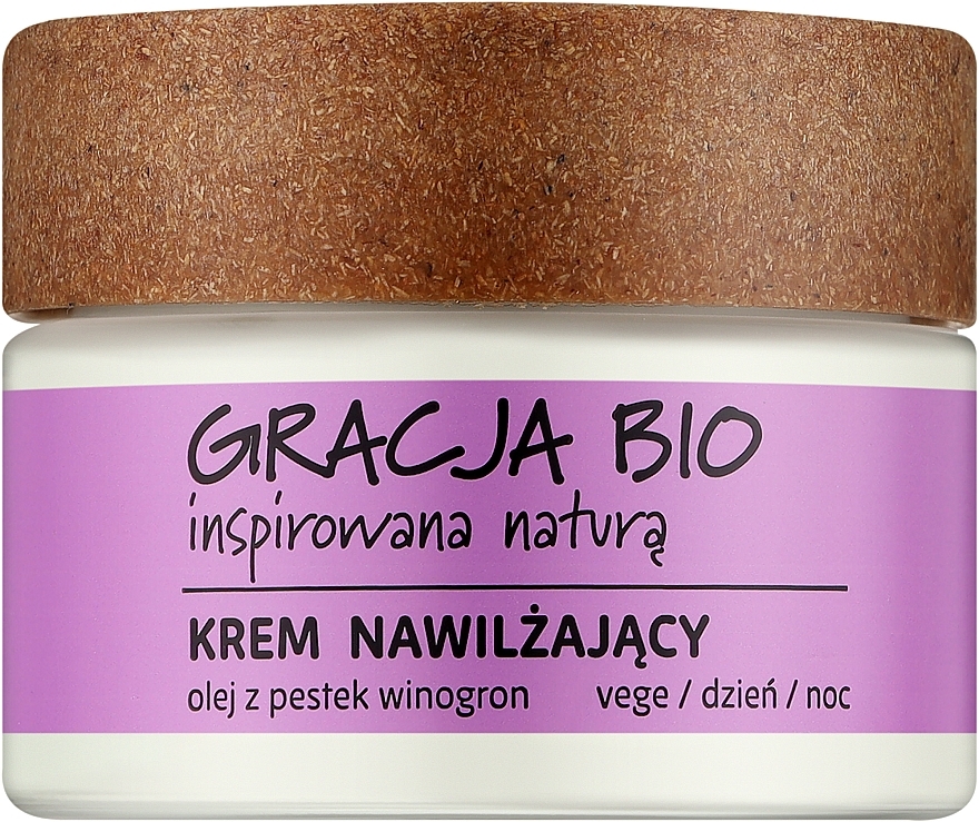 Moisturizing Face Cream with Grape Seed Oil - Gracja Bio Moisturizing Face Cream — photo N1