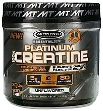 Creatine without Additives, 400 g - MuscleTech Essential Series Platinum 100% Creatine Monohydrate — photo N1