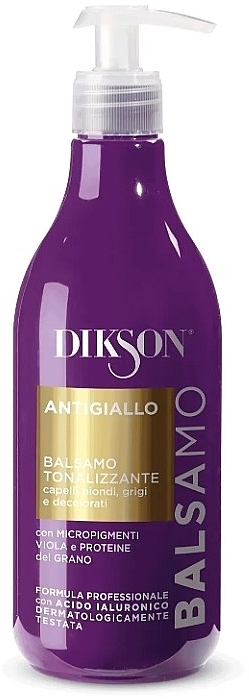 Blond and Bleached Hair Balm - Dikson Antigiallo Balm — photo N1