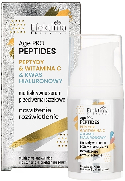 Multiactive Moisturizing & Brightening Anti-Wrinkle Serum - Efektima Age PRO Peptides Multiactive Anti-Wrinkle Moisturizing & Brightening Serum — photo N1