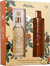 Fragrances, Perfumes, Cosmetics Set - Melvita My Body Beautifying Duo (oil/100ml + sh/gel/250ml)